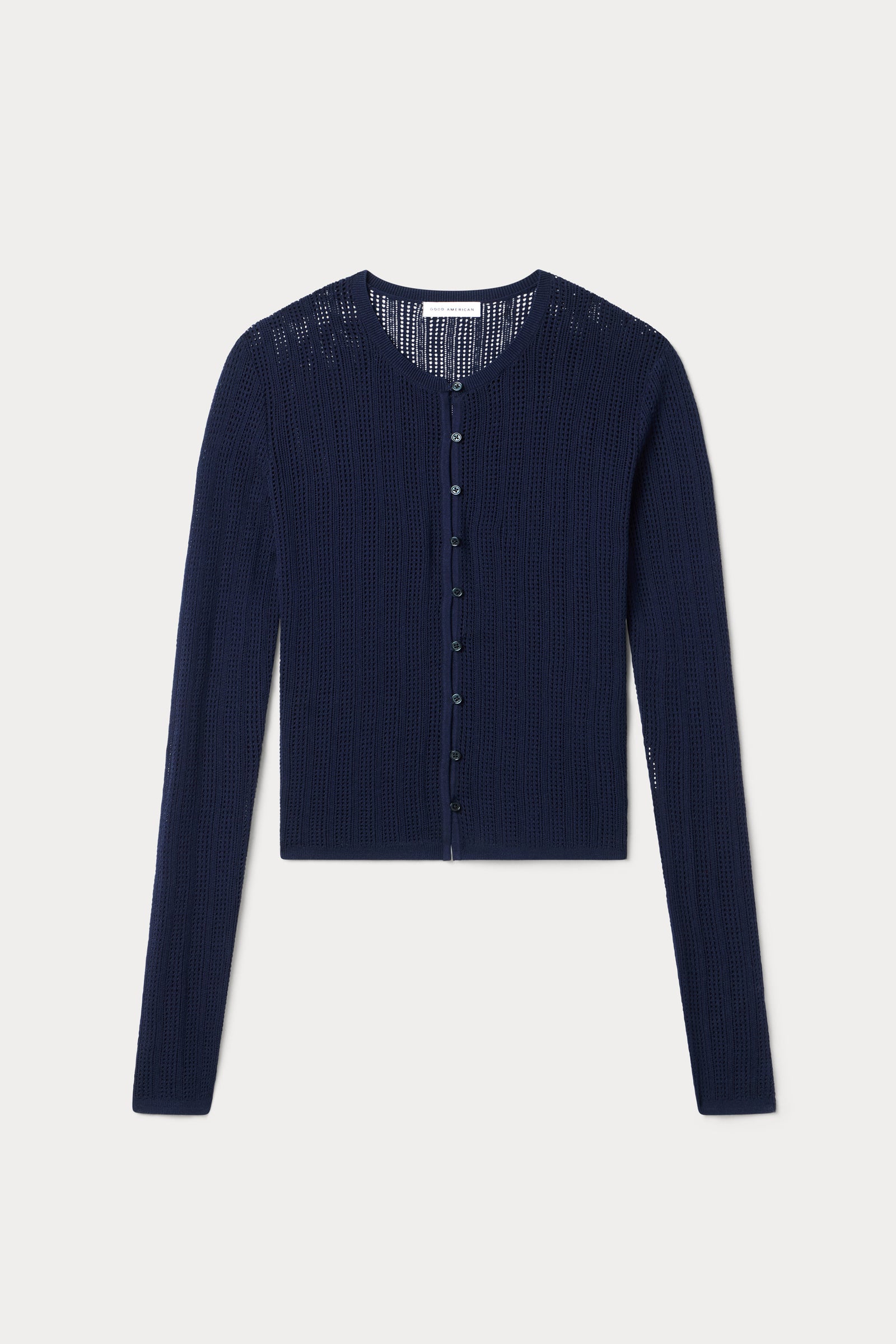 THE OPEN KNIT CARDIGAN | MIDNIGHT BLUE
