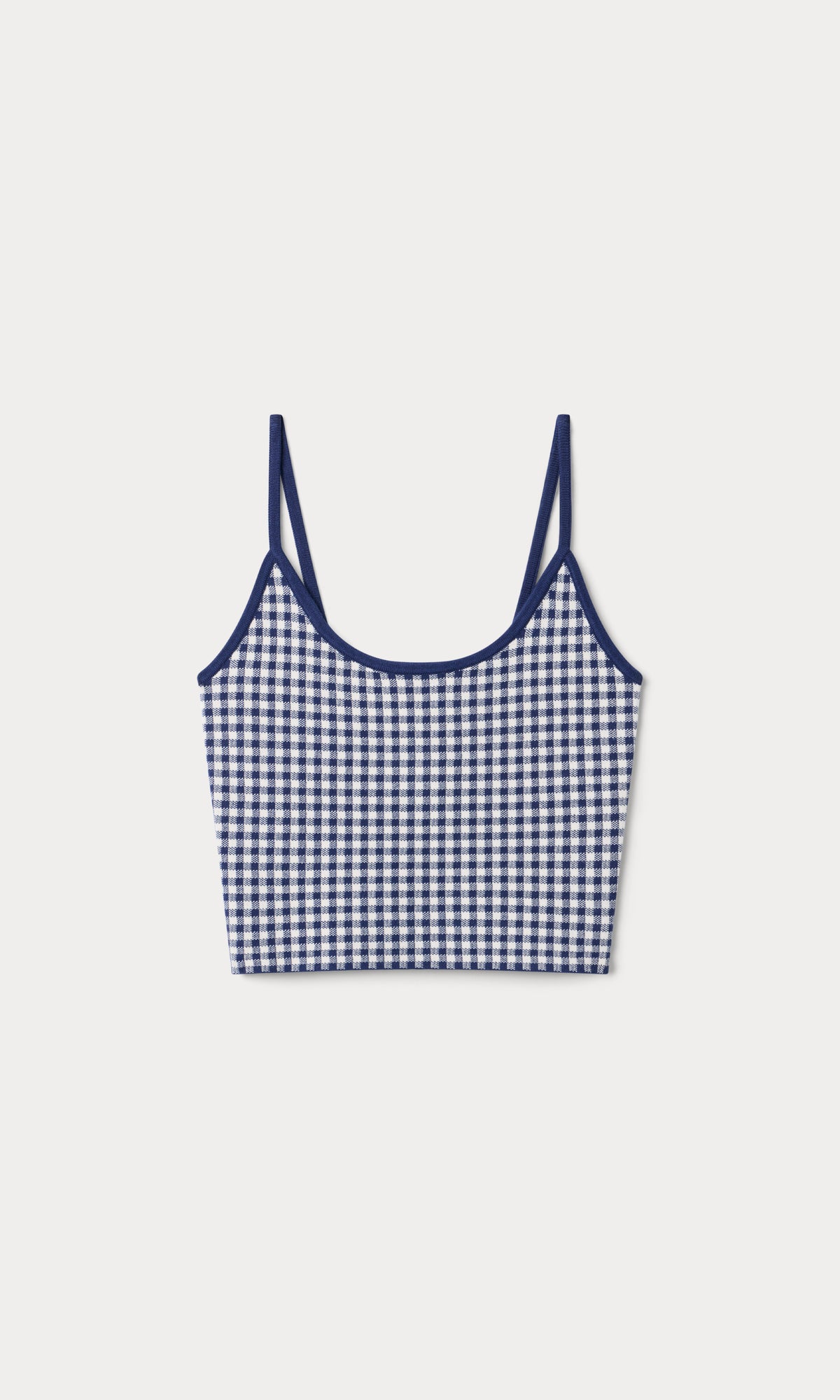THE KEEPSAKE TANK | NAVY GINGHAM