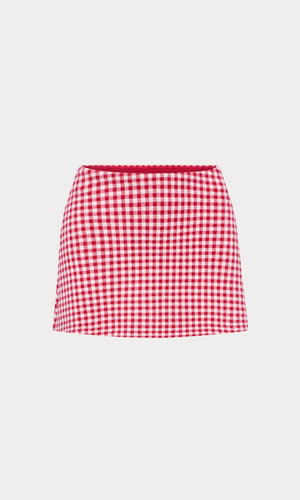 THE KEEPSAKE SKORT | CHERRY GINGHAM