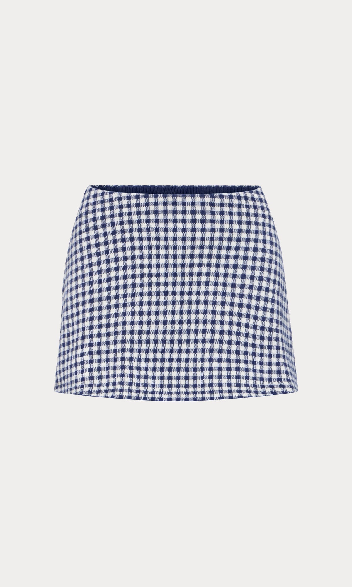 THE KEEPSAKE SKORT | NAVY GINGHAM