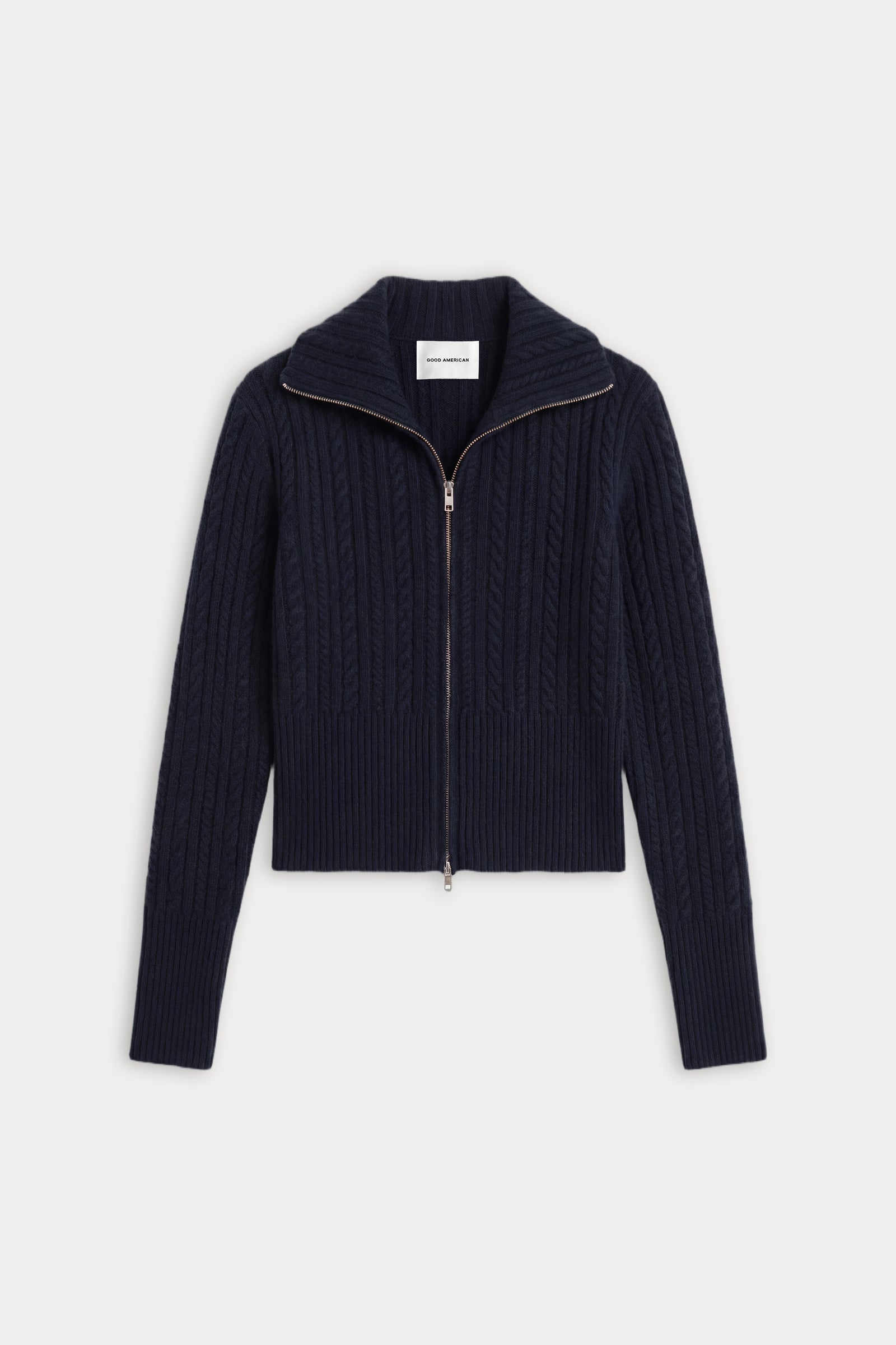 THE CABLE ZIP UP | NEW NAVY002