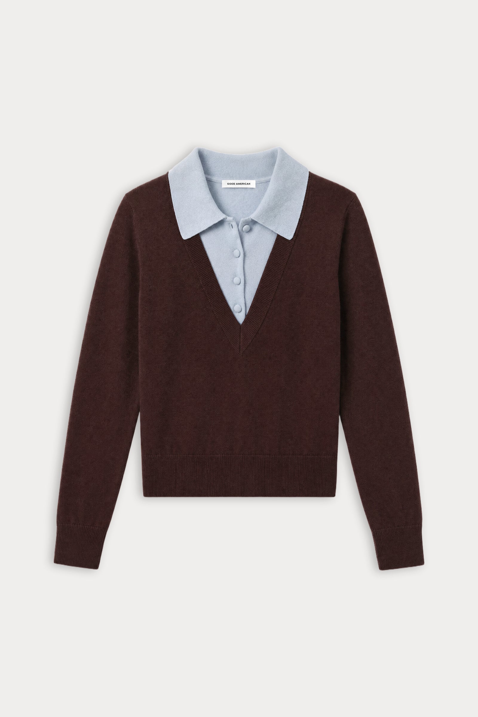 THE TWO IN ONE SWEATER | MOCHA WITH SKY