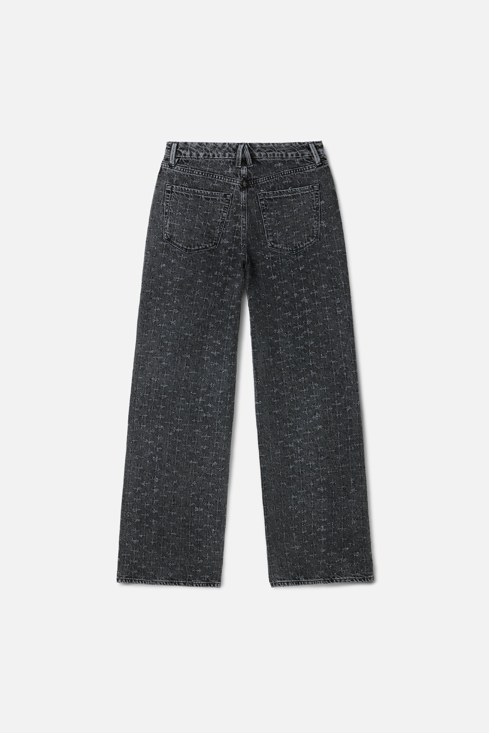 DOLLY JOLEANS CRYSTAL RELAXED JEANS  | BLACK415