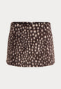 THE PONYHAIR SKIRT | DEEP CHOCOLATE FAWN-1 | GOOD AMERICAN | GHOST