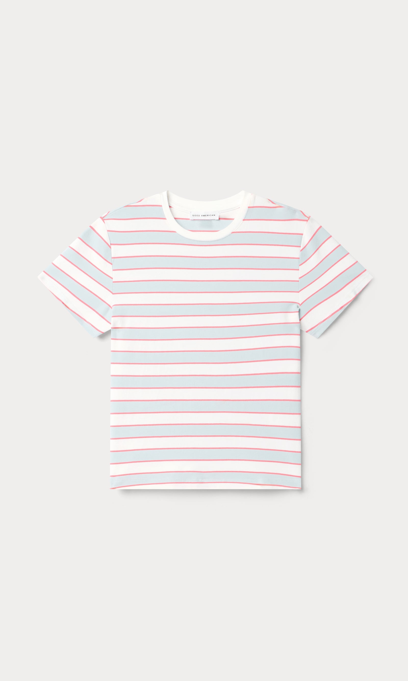 THE BABY TEE | SKY STRIPE-5 | GOOD AMERICAN | FLAT