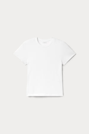 SUPER STRETCH BABY TEE | WHITE001