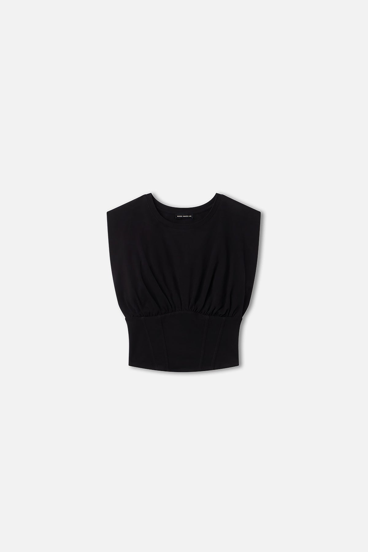 SLEEVELESS CORSET TOP | BLACK001