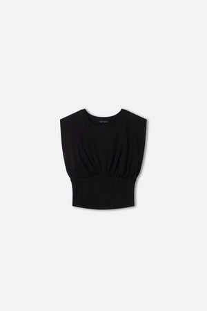 SLEEVELESS CORSET TOP | BLACK001