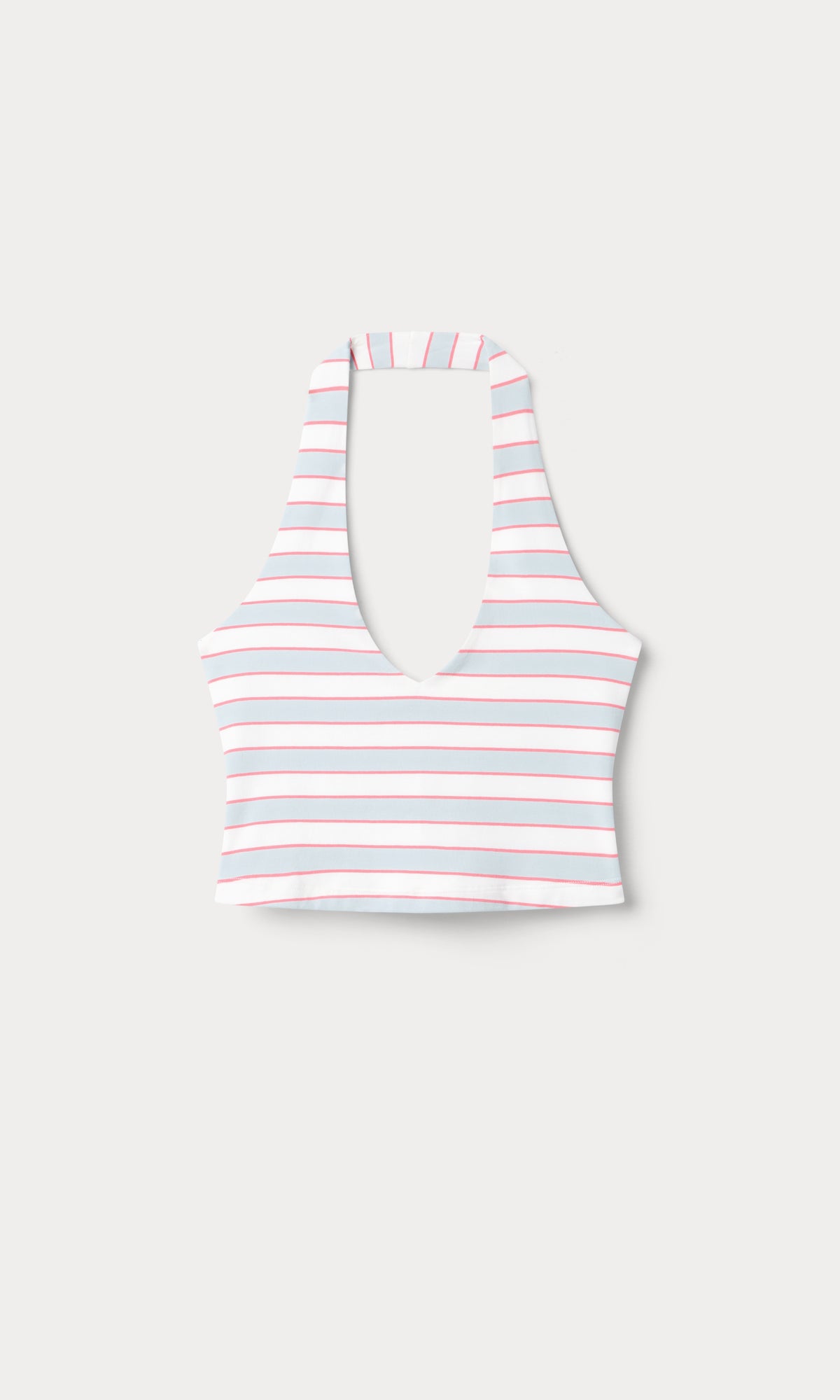 SUPER STRETCH HALTER TANK | SKY STRIPE