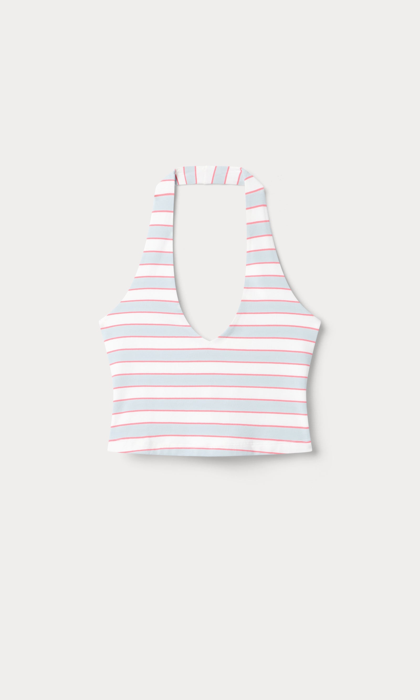 SUPER STRETCH HALTER TANK | SKY STRIPE