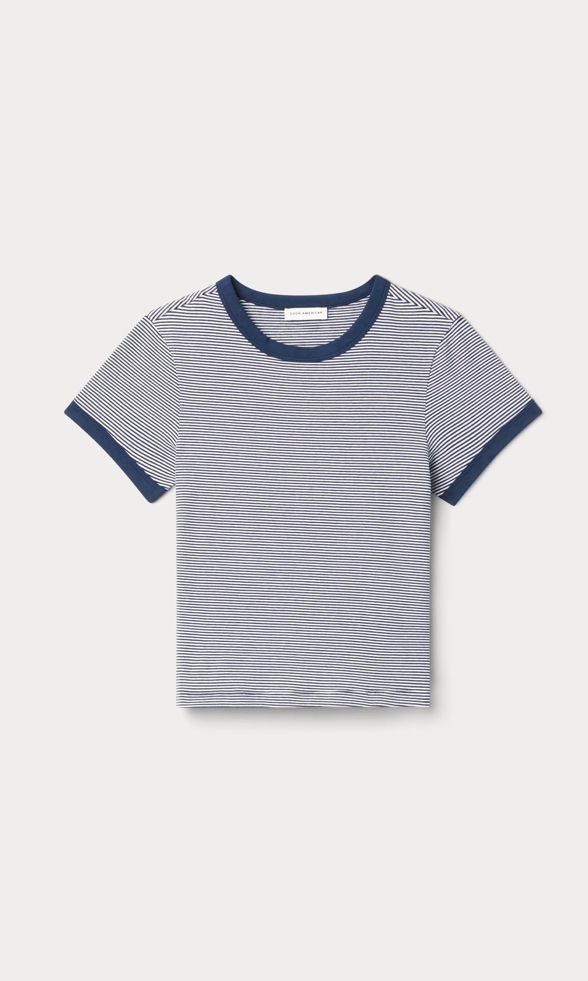 SUPER STRETCH BABY RINGER TEE | HORIZON STRIPE