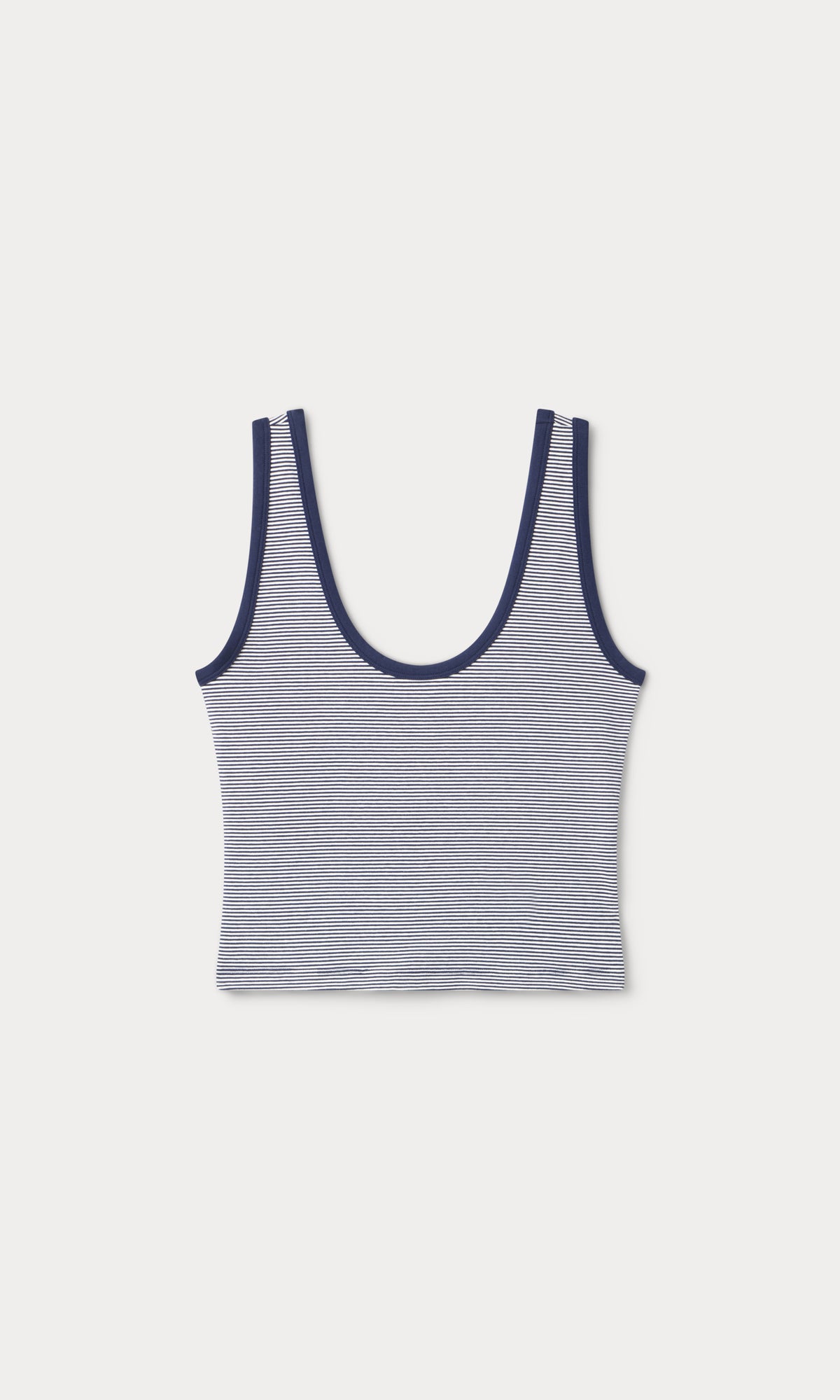 SUPER STRETCH RINGER TANK | HORIZON STRIPE