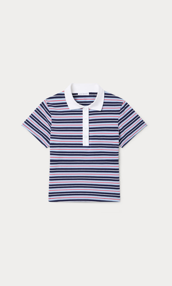 THE EASY POLO | AMERICANA HORIZONTAL STRIPE