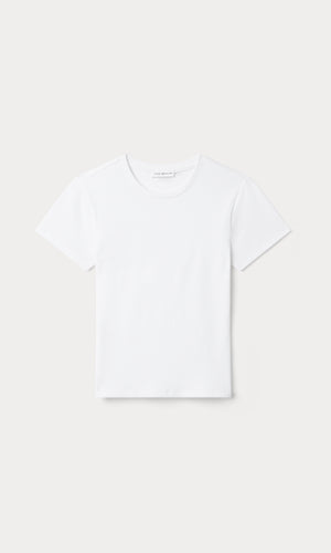 THE RIB BABY TEE | WHITE001