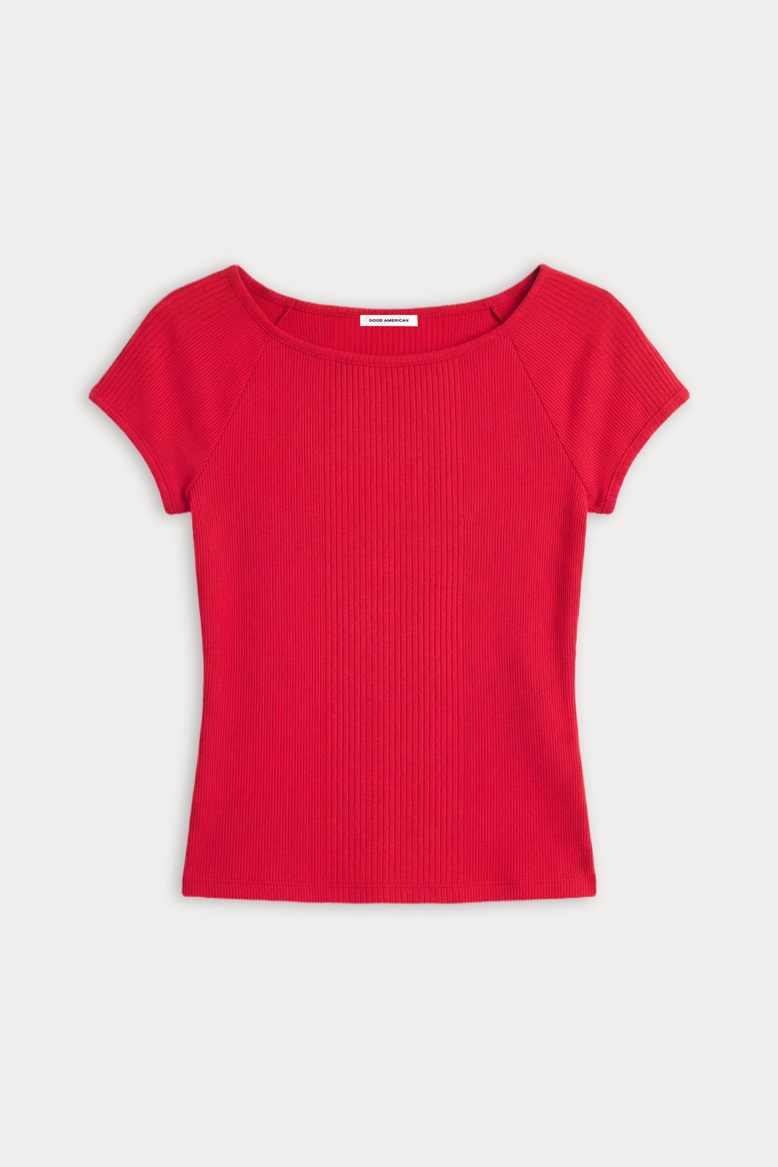 THE VARIEGATED RIB TOP | CRIMSON ROSE