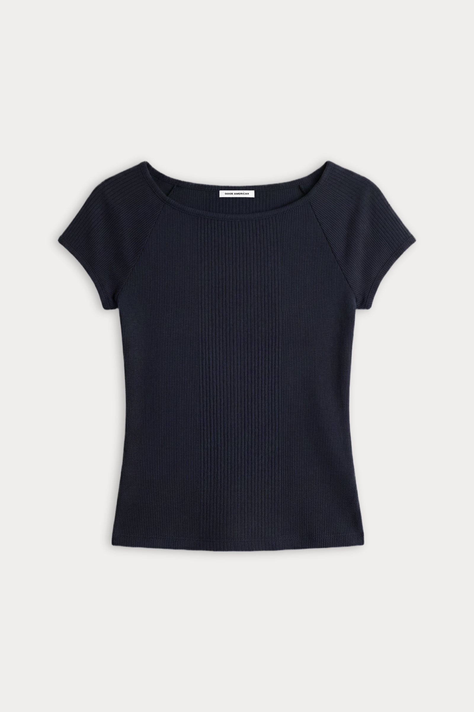 THE VARIEGATED RIB TOP | NEW NAVY002