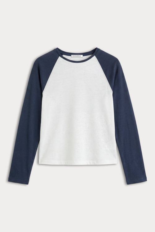THE LONG SLEEVE RAGLAN TEE | CHALK