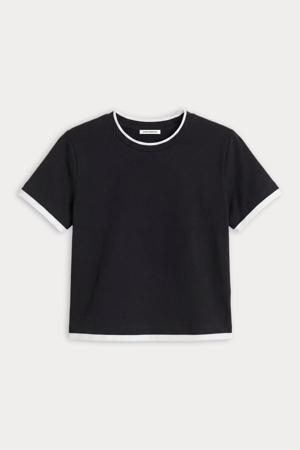 THE LAYERED TEE | BLACK