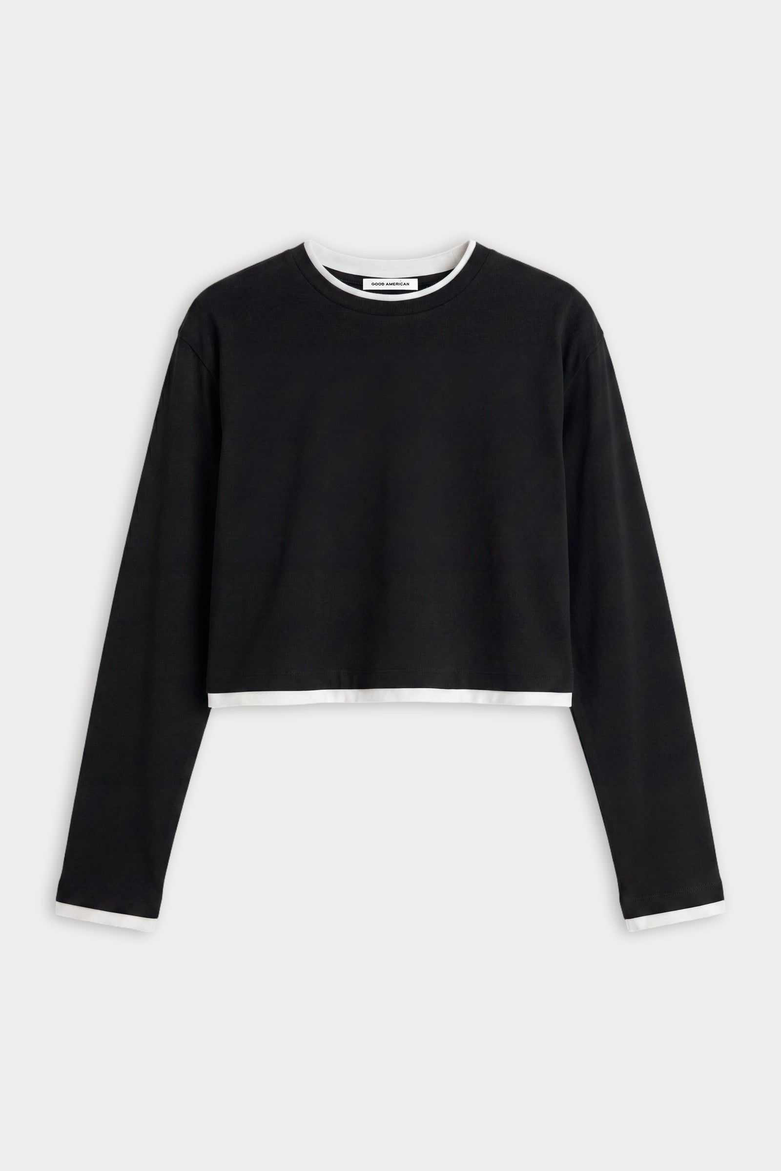 THE LONG SLEEVE LAYERED TEE | BLACK