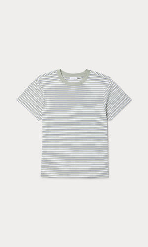 THE OVERSIZED TEE | CLASSIC STRIPE MOSSWELL