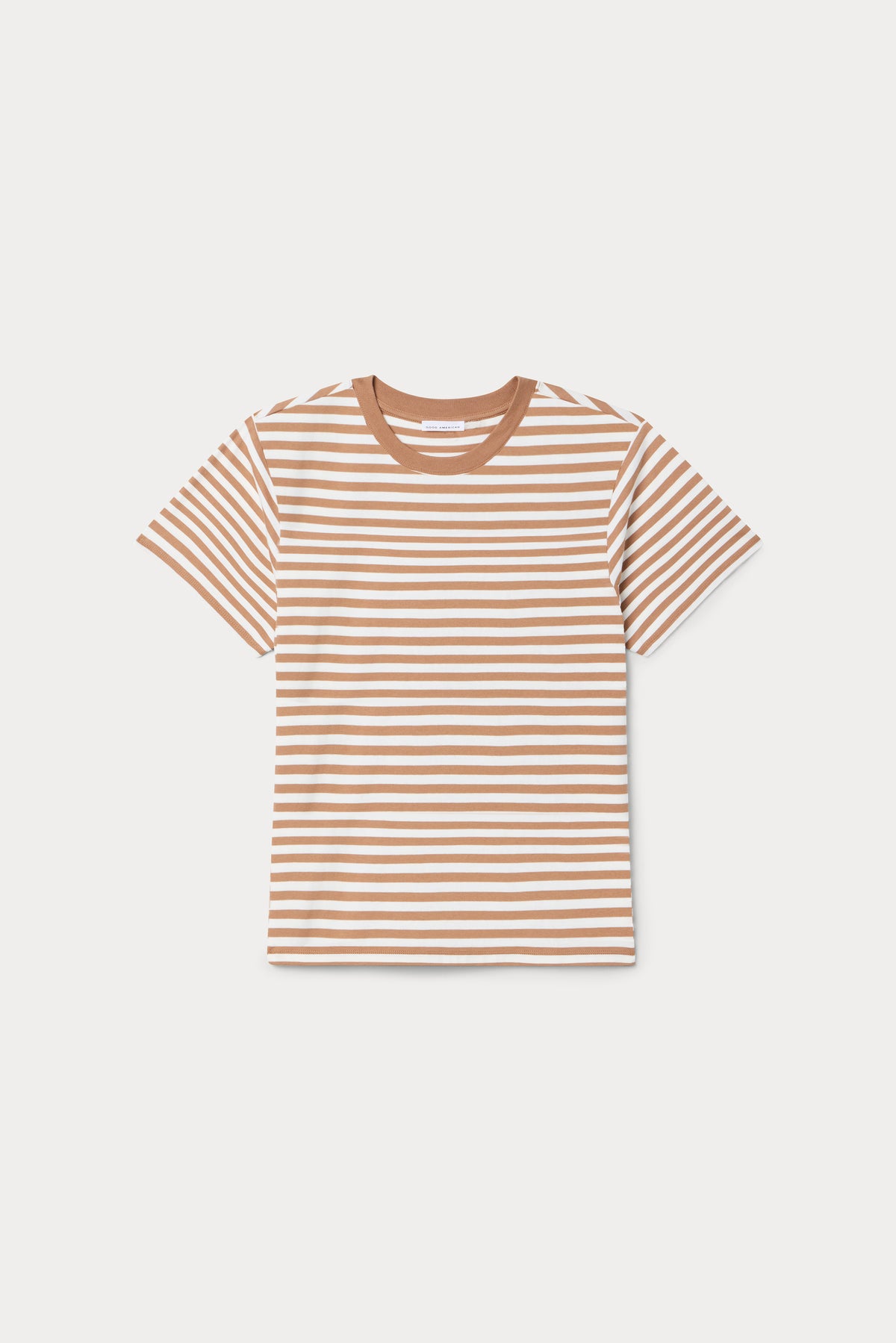 THE OVERSIZED TEE | CLEAN STRIPE HEARTH-5 | GOOD AMERICAN | MODEL_A