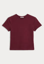 THE BABY TEE | BERRY NOIR-5 | GOOD AMERICAN | FLAT