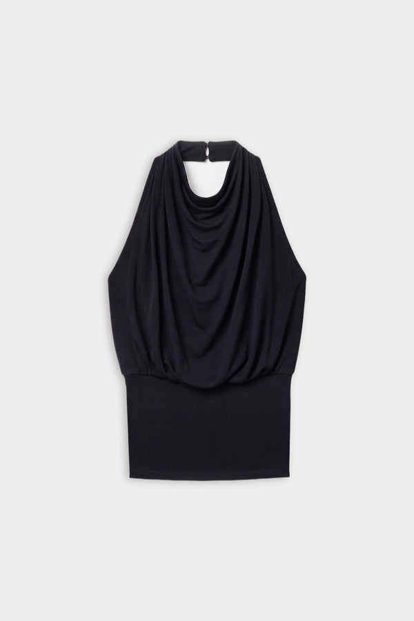 THE BACKLESS TOP | BLACK-5 | GOOD AMERICAN | FLAT