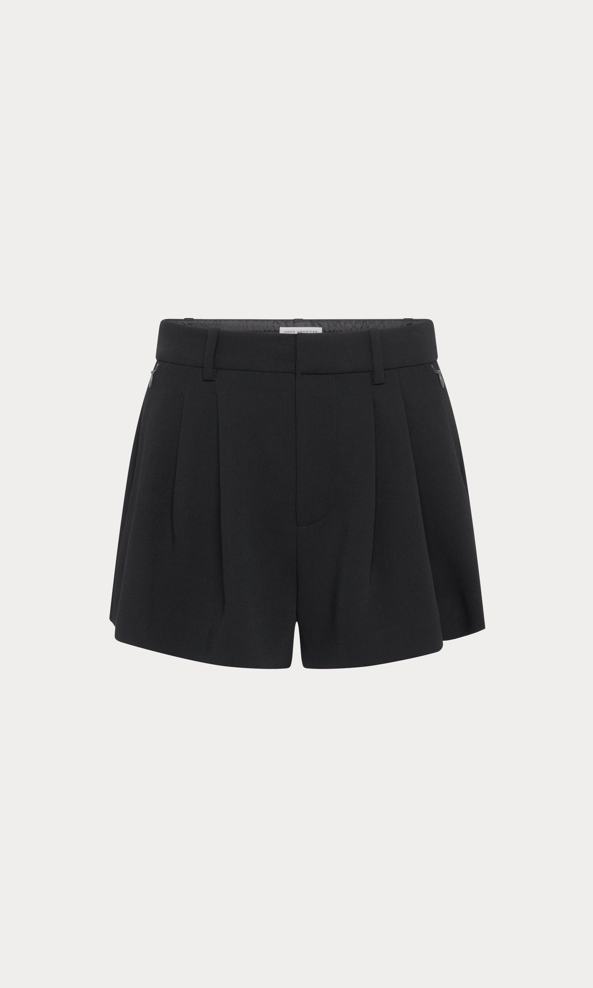 LUXE SUITING TROUSER SHORT | BLACK001