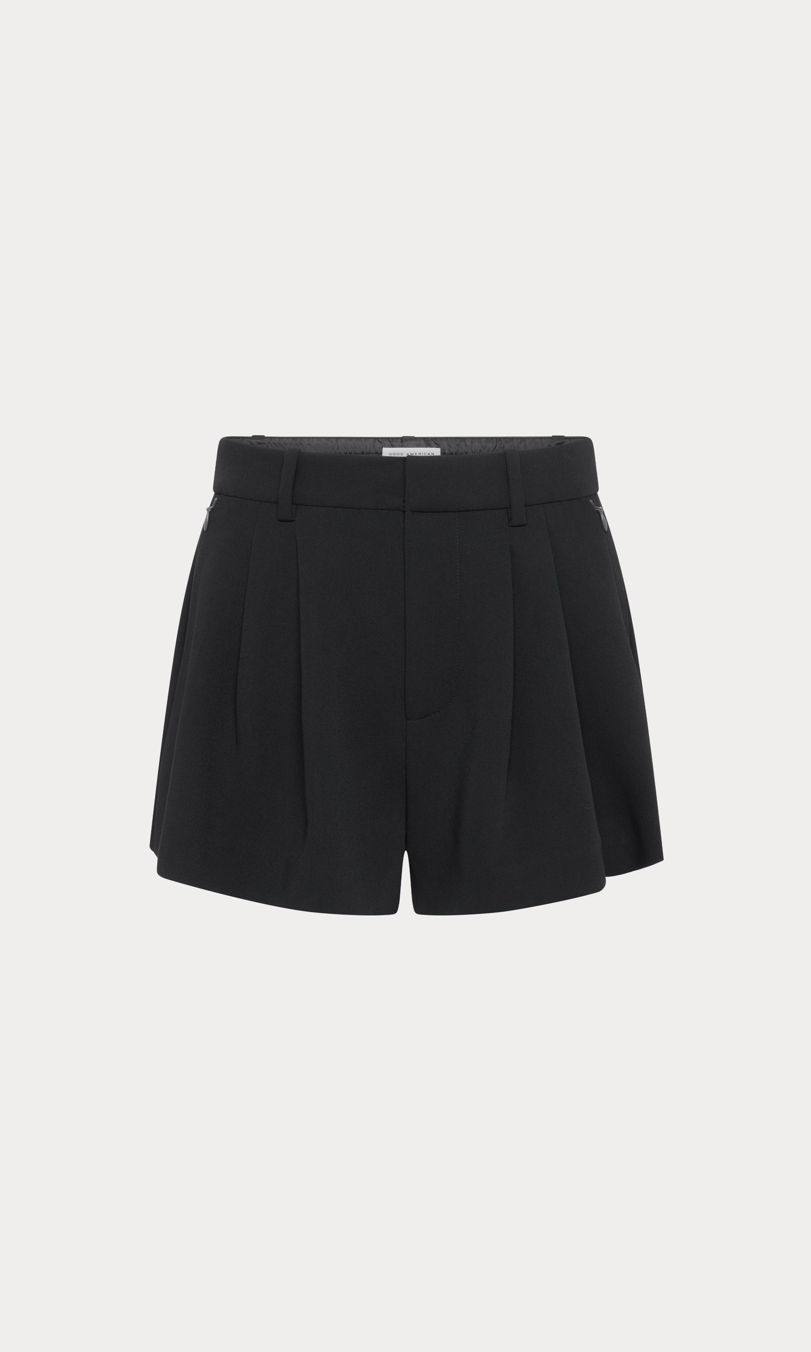 LUXE SUITING TROUSER SHORT | BLACK001