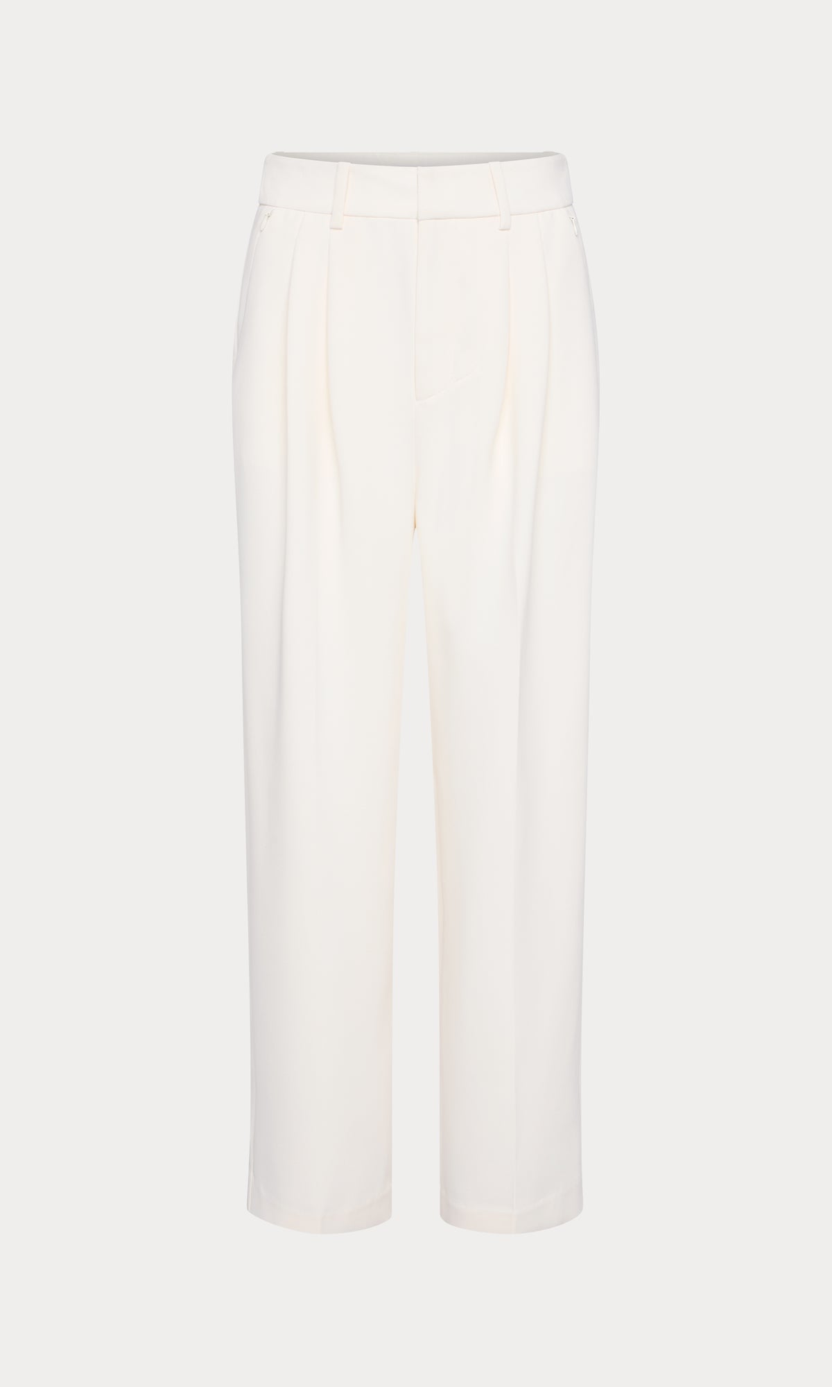 LUXE SUITING HIGH-RISE CROPPED WIDE LEG TROUSER | SOFT SHELL