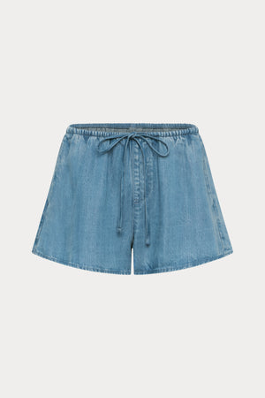 THE DENIM PULL ON SHORT | INDIGO1273