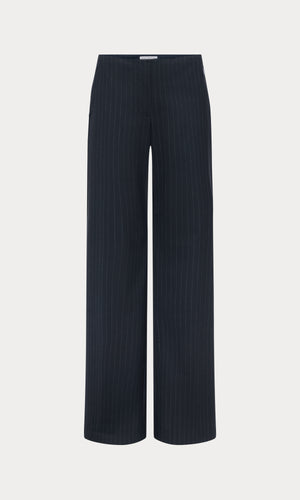 THE LOW RISE TROUSER | ROYAL STRIPE