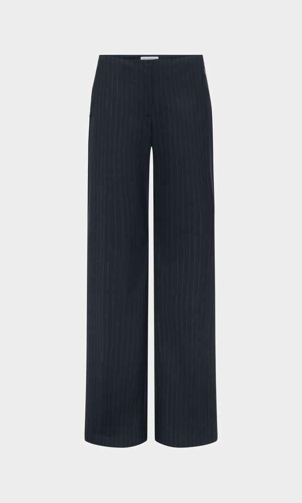 THE LOW RISE TROUSER | ROYAL STRIPE
