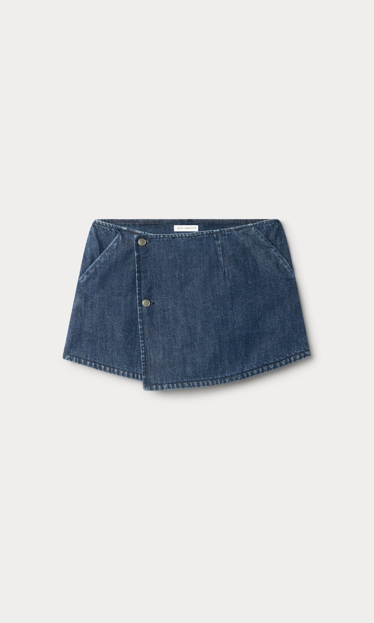 DENIM SKORT | INDIGO1187-6 | GOOD AMERICAN | MODEL_A