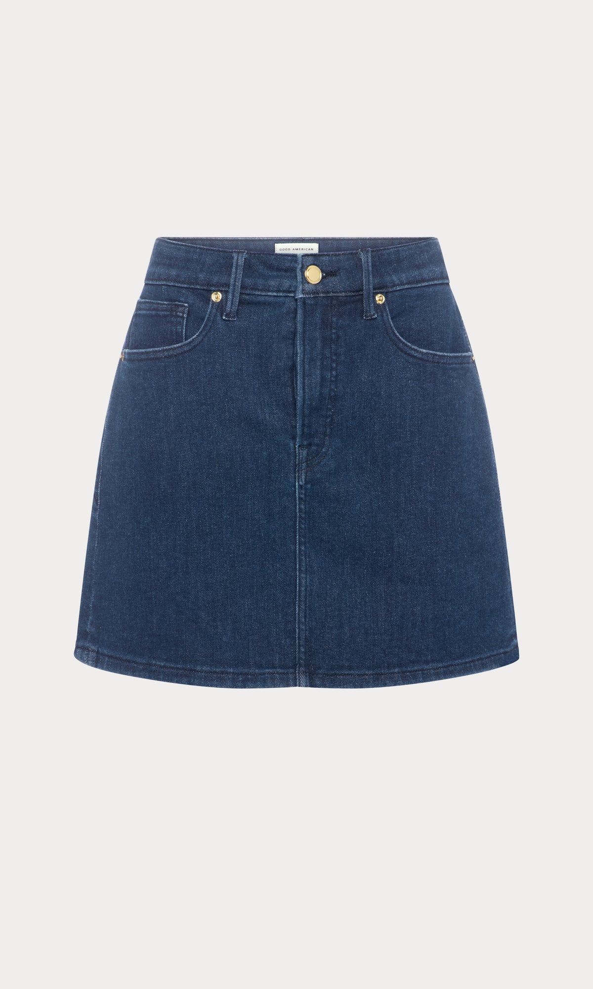 GOOD 90S MINI SKIRT | INDIGO1169-6 | GOOD AMERICAN | MODEL_A