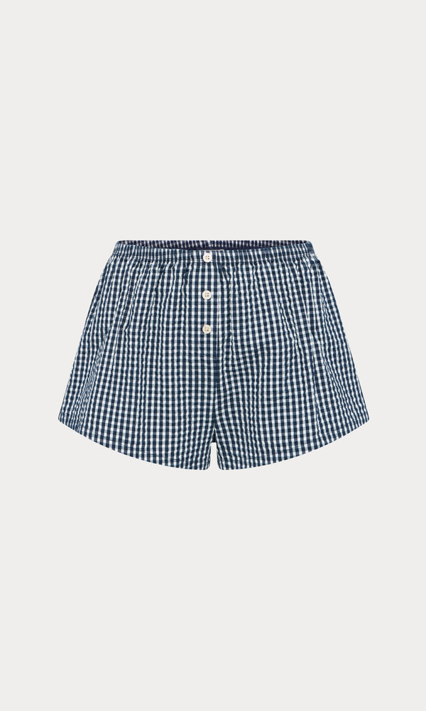 THE SEERSUCKER PULL ON SHORT | HORIZON GINGHAM SMALL