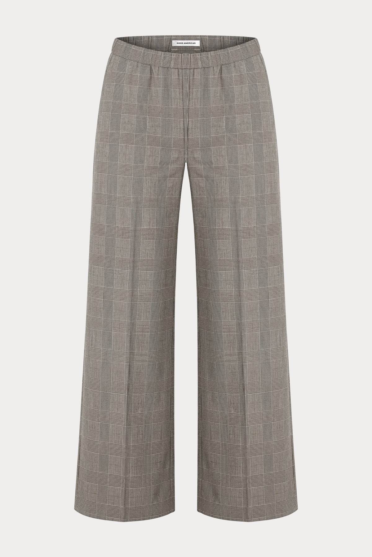 THE PLAID PULL ON TROUSER | MINI PLAID-6 | GOOD AMERICAN | MODEL_A