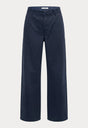LOW SLUNG BAGGY TROUSER | NEW NAVY-7 | GOOD AMERICAN | MODEL