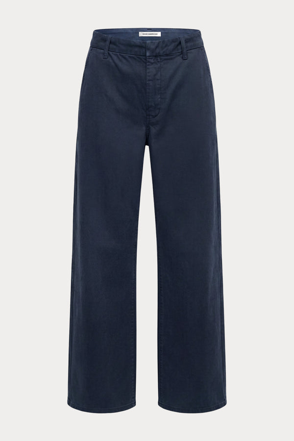LOW SLUNG BAGGY TROUSER | NEW NAVY-7 | GOOD AMERICAN | MODEL