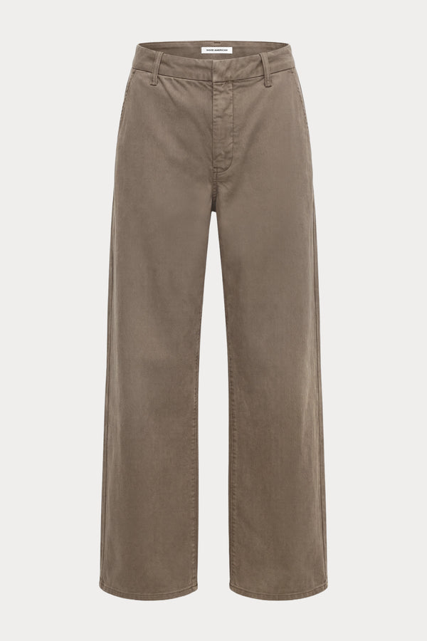 LOW SLUNG BAGGY TROUSER | TEA BARK