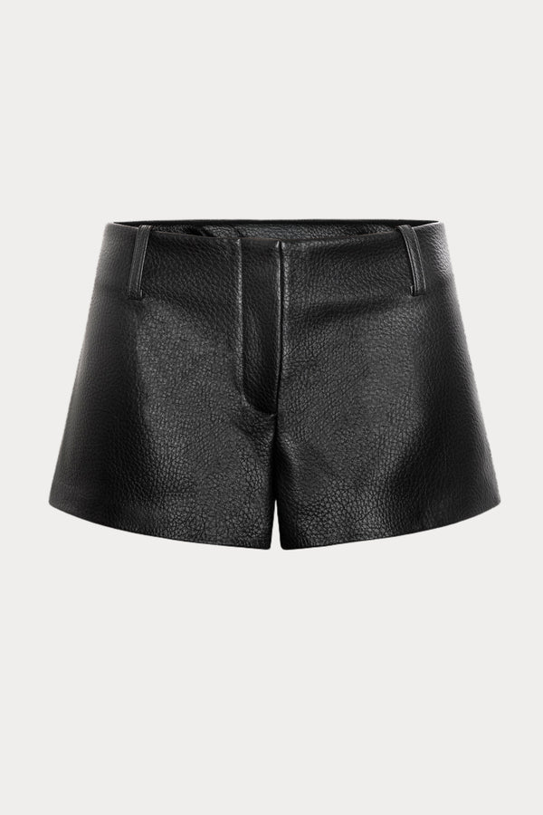 THE BETTER THAN LEATHER TROUSER SHORT | BLACK001