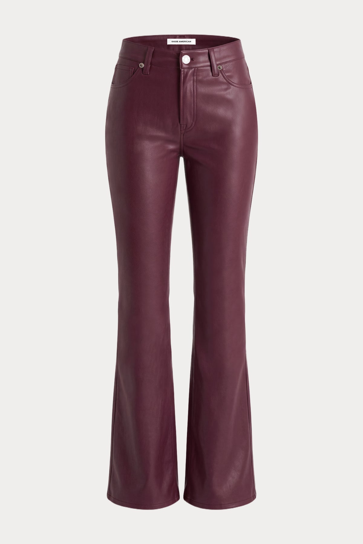 BETTER THAN LEATHER GOOD CLASSIC BOOTCUT PANT | WINETASTING-7 | GOOD AMERICAN | FLAT