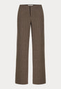 THE GHOST WAISTBAND TROUSER | BROWN MINI HOUNDSTOOTH-7 | GOOD AMERICAN | FLAT