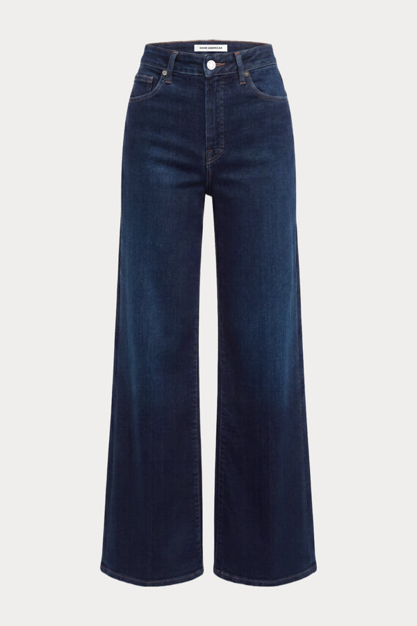 GOOD WAIST PALAZZO ANKLE JEANS | RINSE