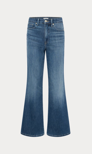 SOFT TECH GOOD WAIST PALAZZO ANKLE JEANS | INDIGO1281