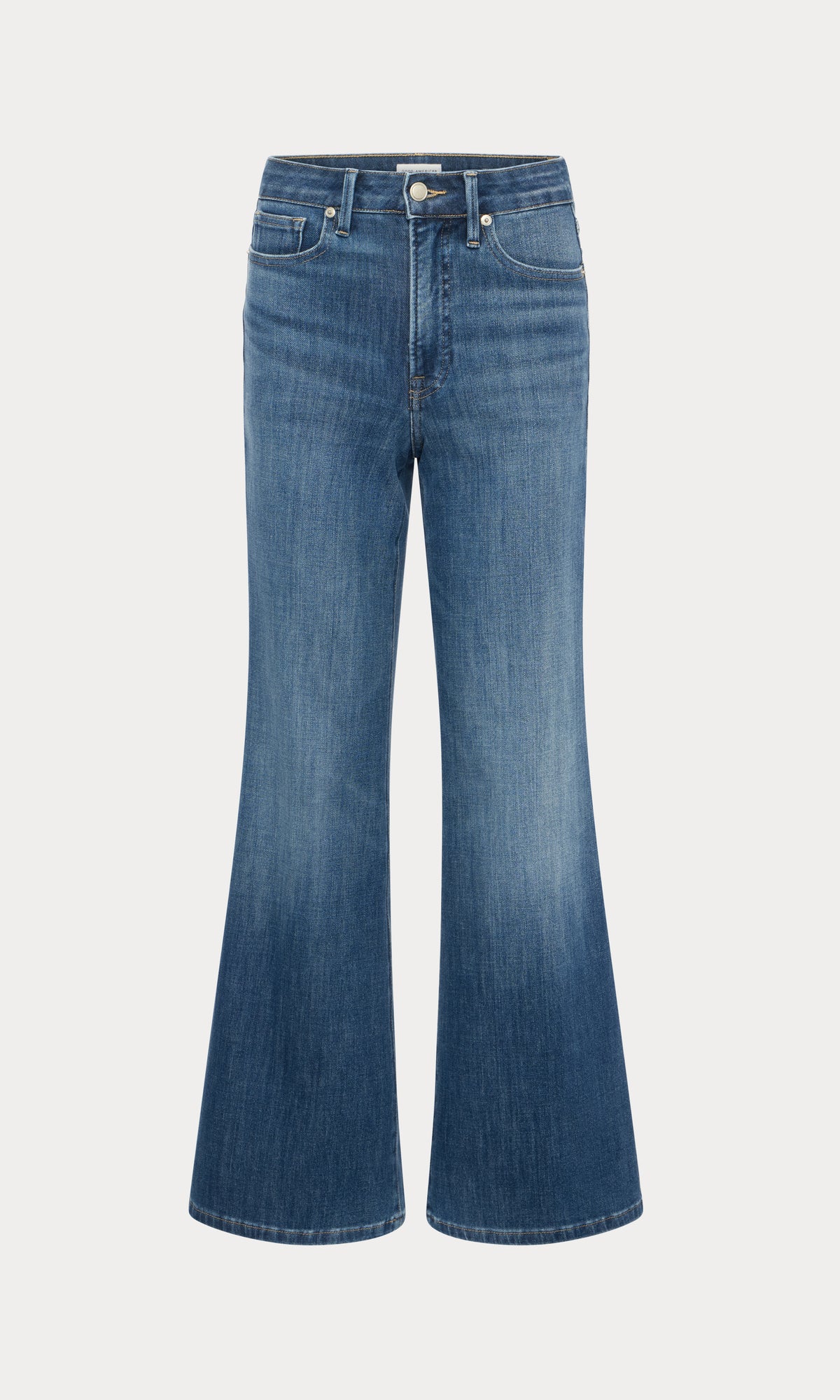 SOFT TECH GOOD WAIST PALAZZO ANKLE JEANS | INDIGO1281-7 | GOOD AMERICAN | MODEL_A