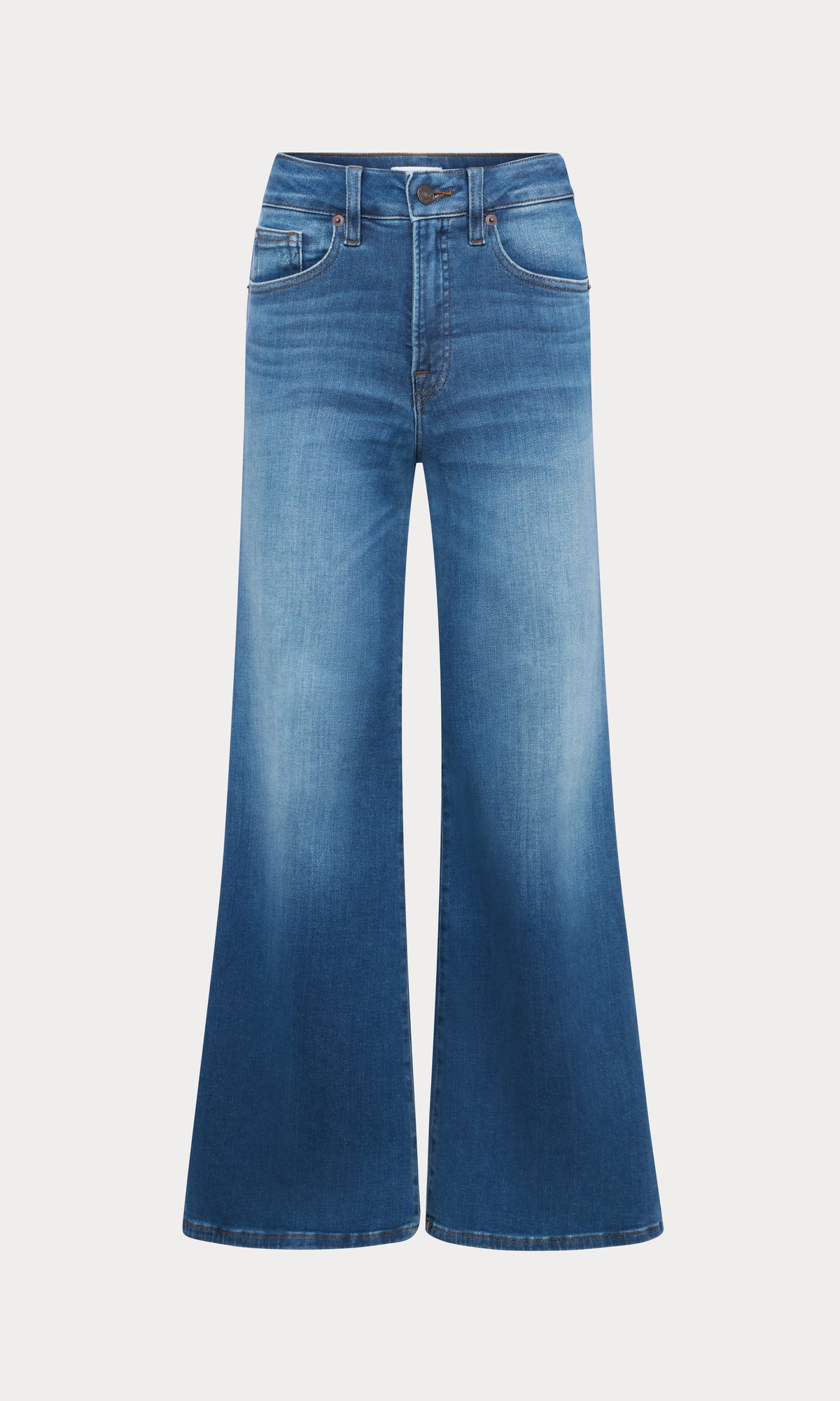 SOFT TECH GOOD WAIST PALAZZO JEANS | INDIGO1233-7 | GOOD AMERICAN | MODEL_A