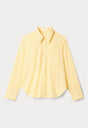 POPLIN CLASSIC BOXY SHIRT | BUTTERBEAM STRIPE-6 | GOOD AMERICAN | FLAT