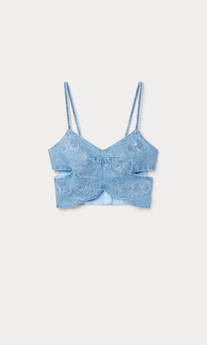 DOLLY BUTTERFLY TOP | INDIGO1201