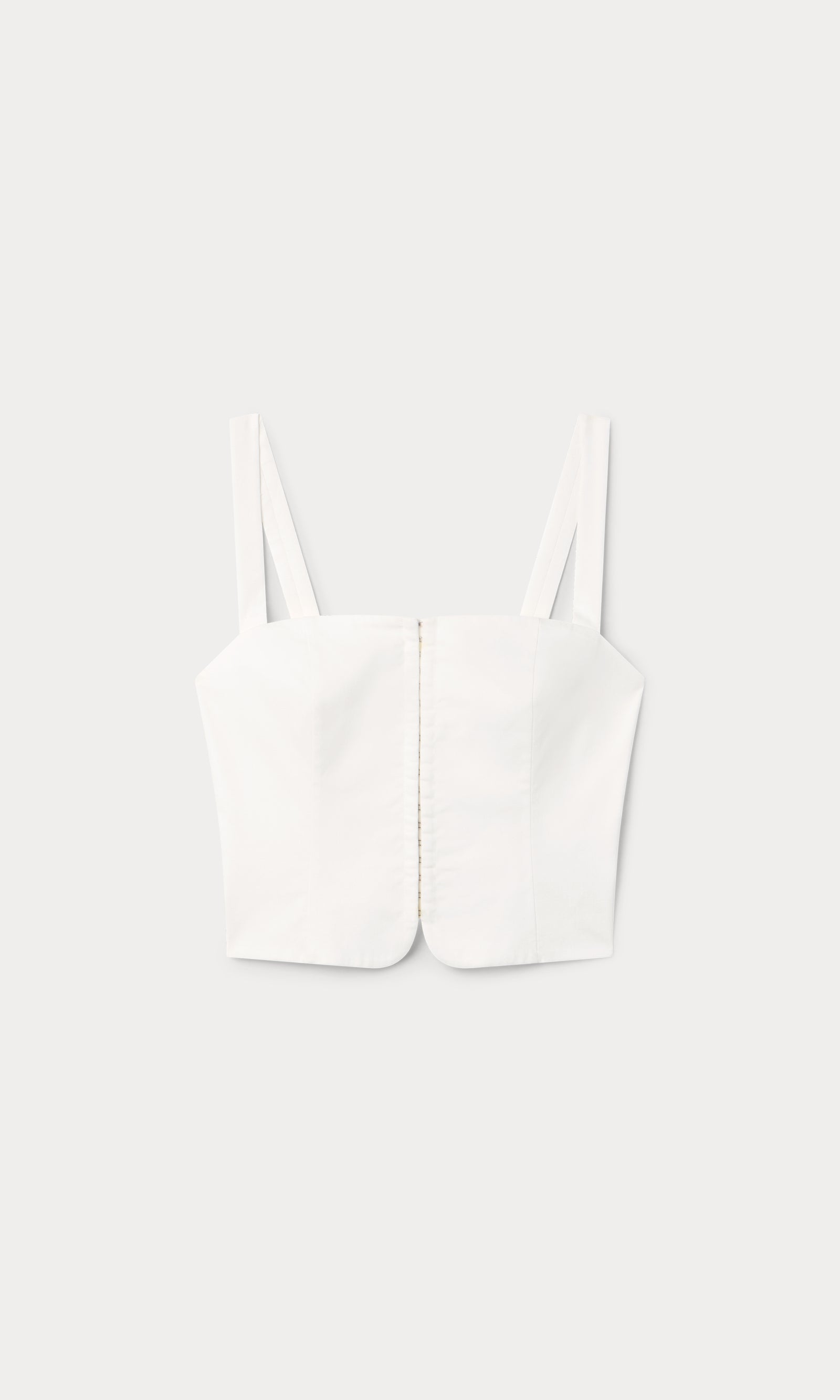 THE LINEN CORSET | CHALK